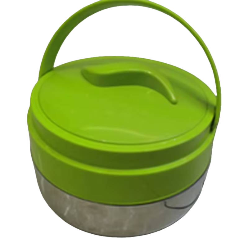 Green handle portable lunch box with lid, sealed and insulated lunch box Item Picture