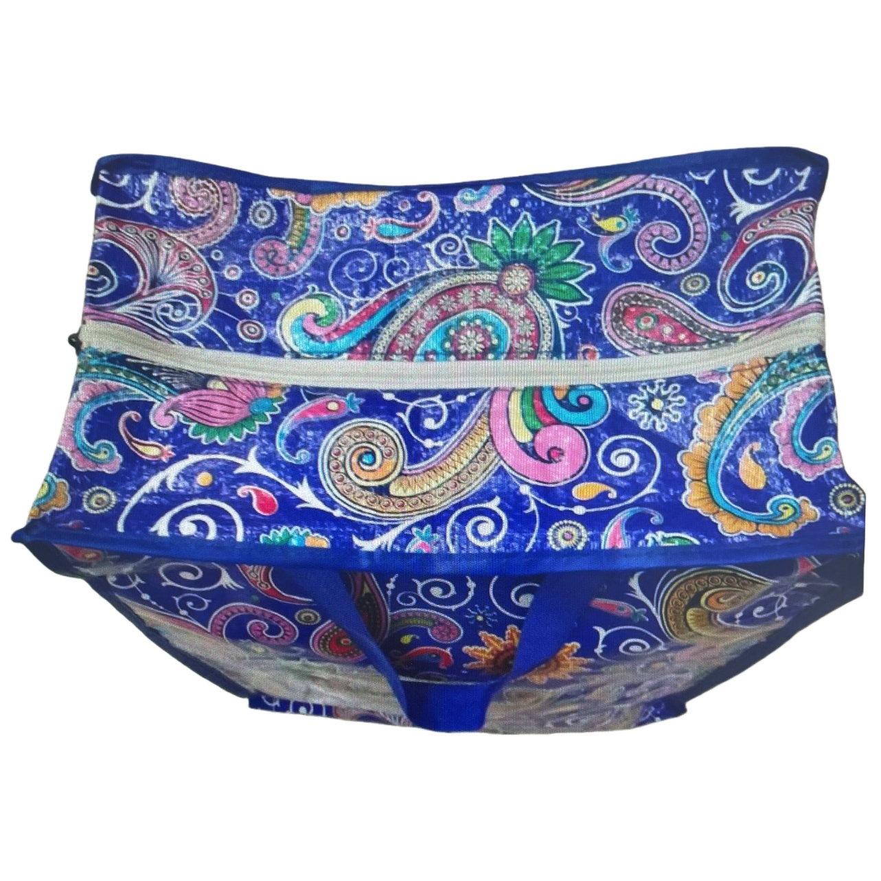 Colorful patterned handbags are fashionable and eco-friendly shopping bags that can be reused and have a large capacity Item Picture
