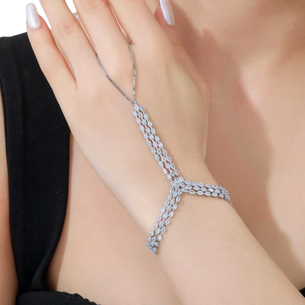 Fashionable and simple bracelet and bangle set, versatile accessories for both men and women Item Picture