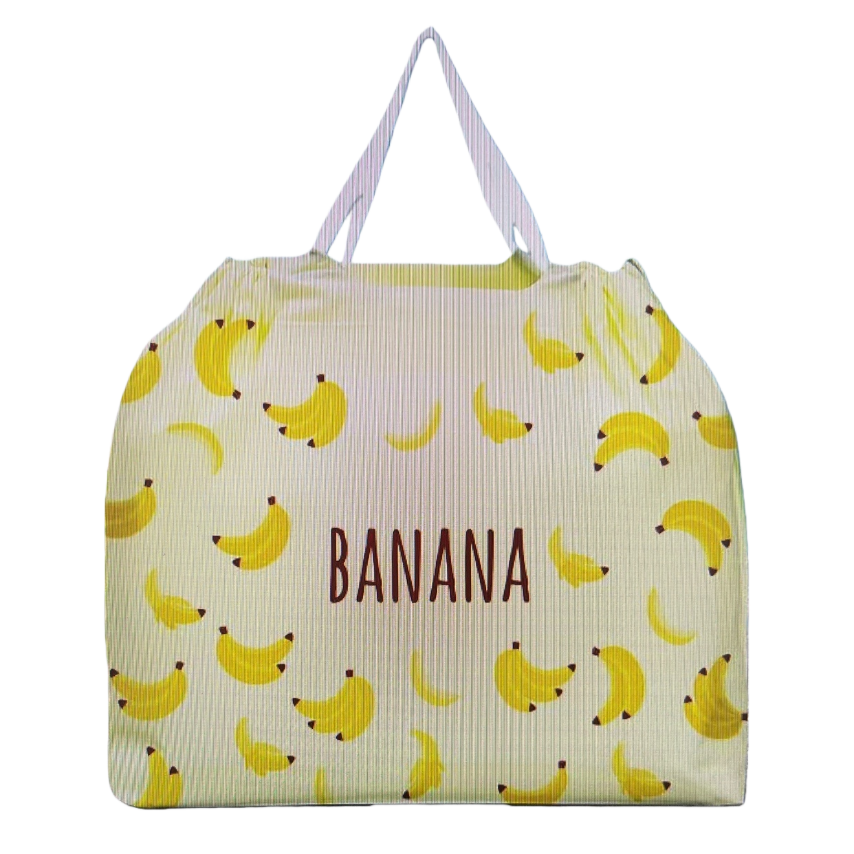 Bolsa de transporte con patrón de plátano bolsa de compras ecológica de moda bolsa de lona reutilizable Item Picture