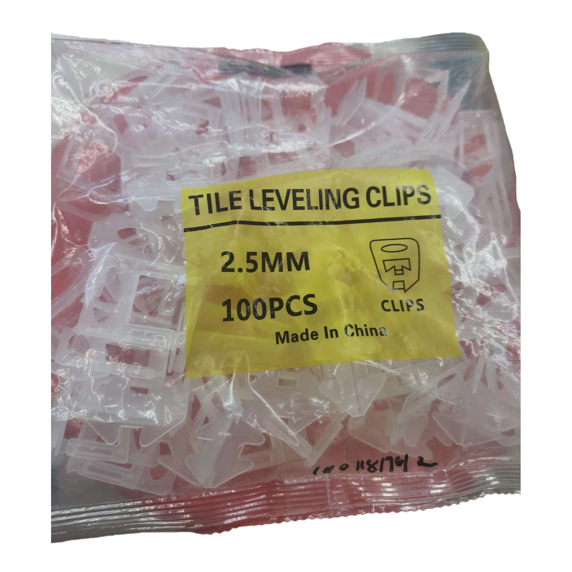 透明塑料瓷砖找平夹 通用型地面墙面铺贴调平工具白底实物图