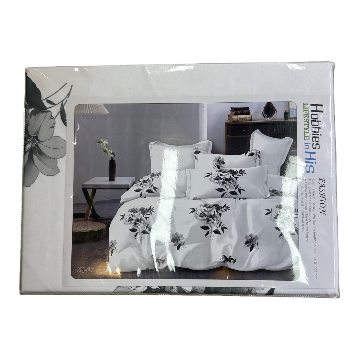 Bedding set: Four-piece set, pure cotton skin-friendly bed sheets, duvet covers, pillowcases, all cotton printed Item Picture