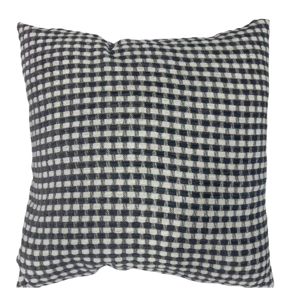 Black and white checkered Nordic-style throw pillow, fashionable home decoration, comfortable cotton and linen material Item Picture