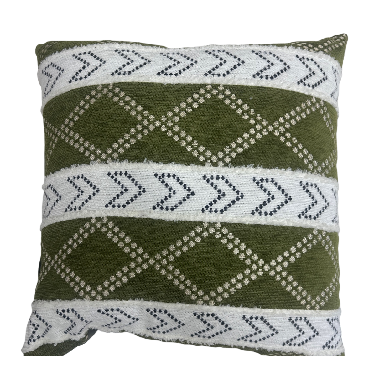 Green geometric patterned throw pillows decorate the living room and bedroom with soft and cute Nordic style cushions Item Picture