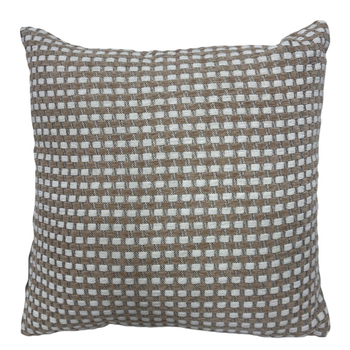 Woven pattern throw pillow, Nordic style geometric texture decorative pillow for living room and bedroom Item Picture