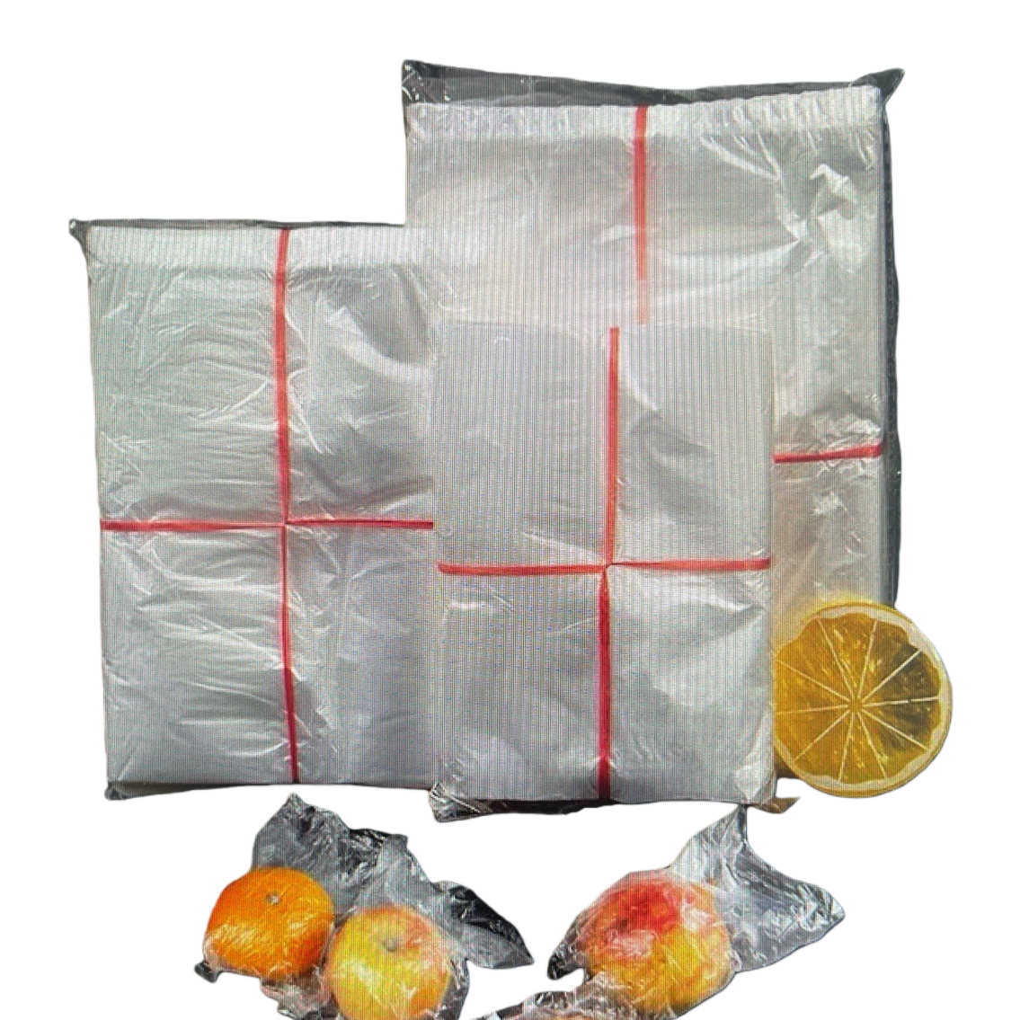 Transparent plastic bag, flat pocket, thickened tear-resistant food-grade sealed storage bag Item Picture