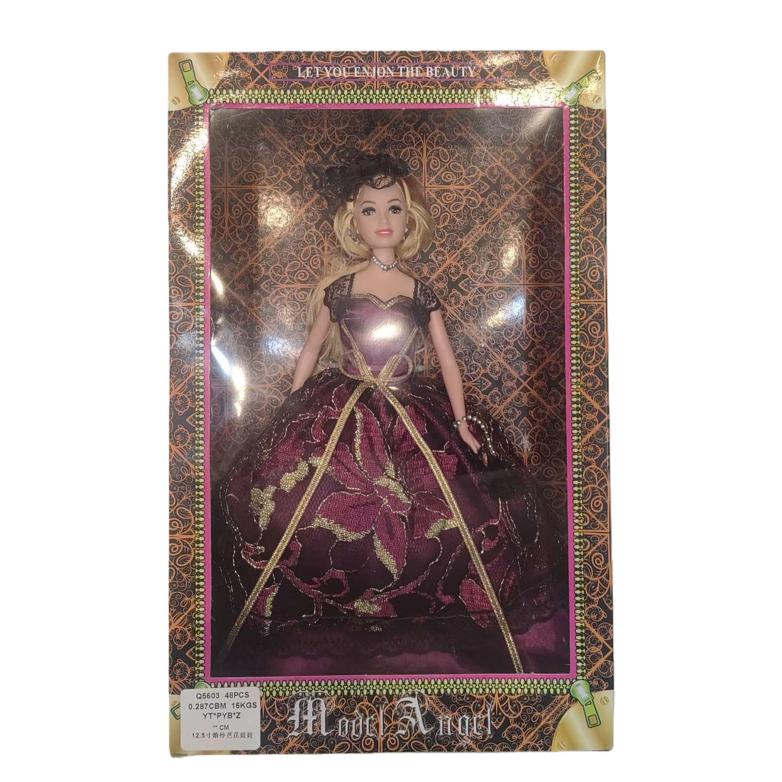 The classic Barbie girl toy can be interchanged into a 15-centimeter twin set Item Picture