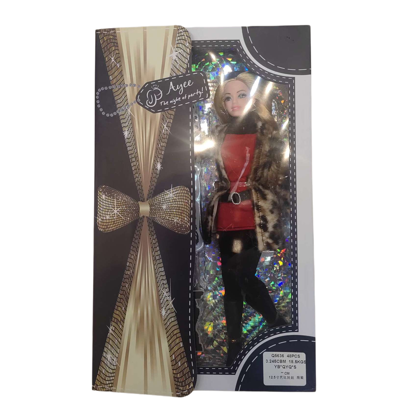 Barbie doll is an officially authorized birthday gift for girls. It can be changed to a 15cm size Item Picture