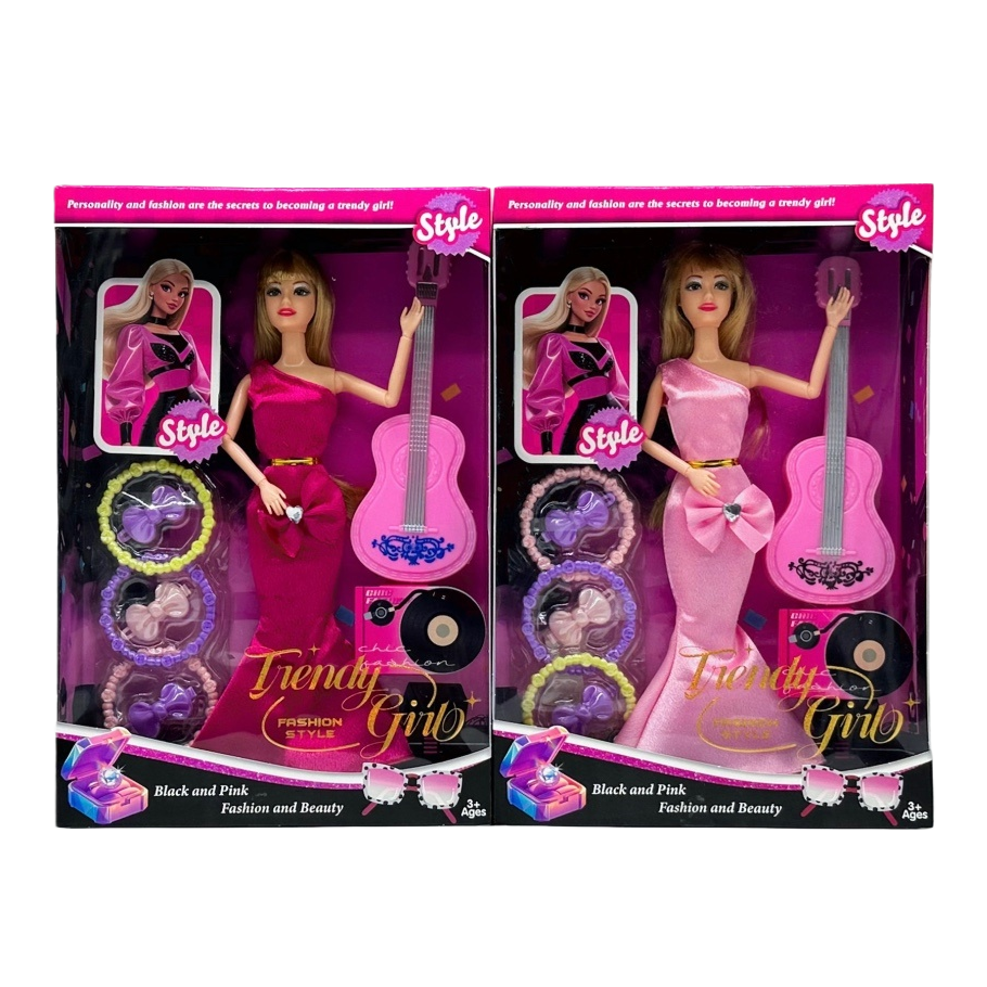 Trendy Girl Fashion Doll Set: Girls' Smart Dress-up Doll Gift Box, New Style of dolls Item Picture