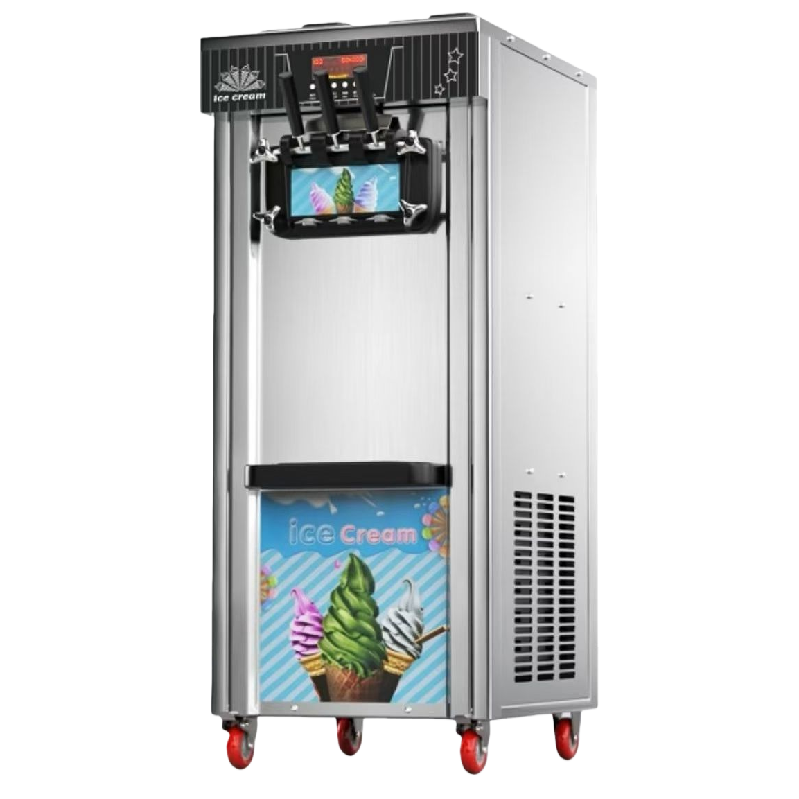 Household ice cream maker, automatic ice cream mixer, household ice cream maker Item Picture