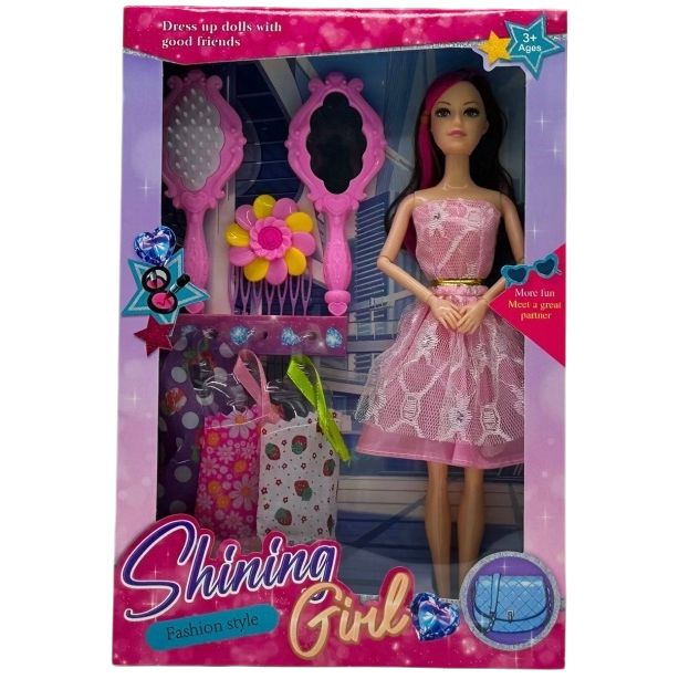 Shining Girl fashionable style doll set Item Picture