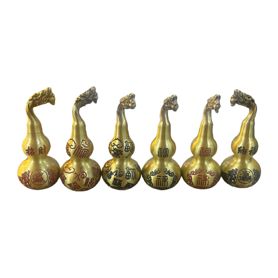 Gourd decorative items, home feng shui, bringing wealth, good luck and happiness, living room, bedroom, entrance hall Item Picture