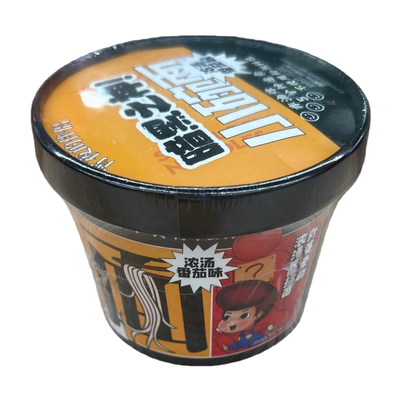 暗黑之神杯装方便面番茄味白底实物图