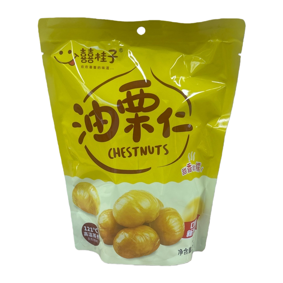 包装袋+油栗仁白底实物图