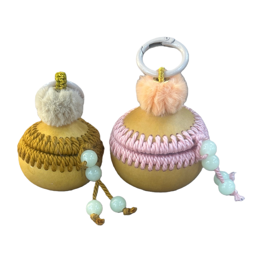 Gourd-shaped decorative pendants, home feng shui ornaments, new Chinese simple style Item Picture