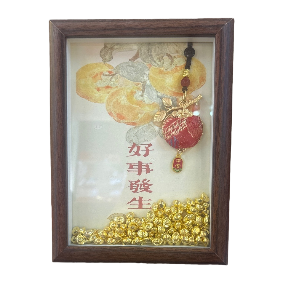 Nordic-style decorative paintings with solid wood photo frames, simple and modern art wall decorations for the living room and bedroom Item Picture
