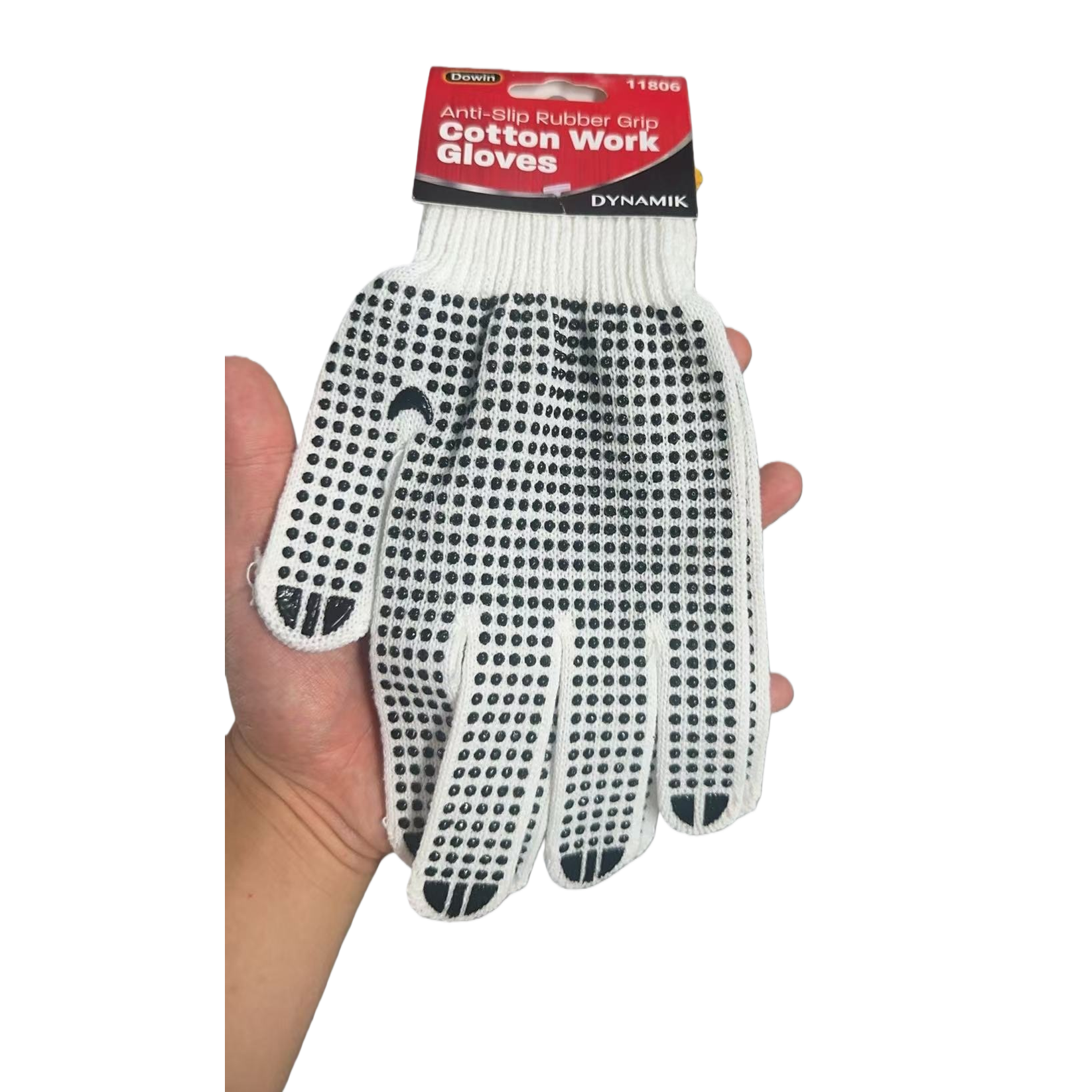 Anti-slip, wear-resistant and thickened cotton yarn dispensing work gloves, suitable for both men and women Item Picture