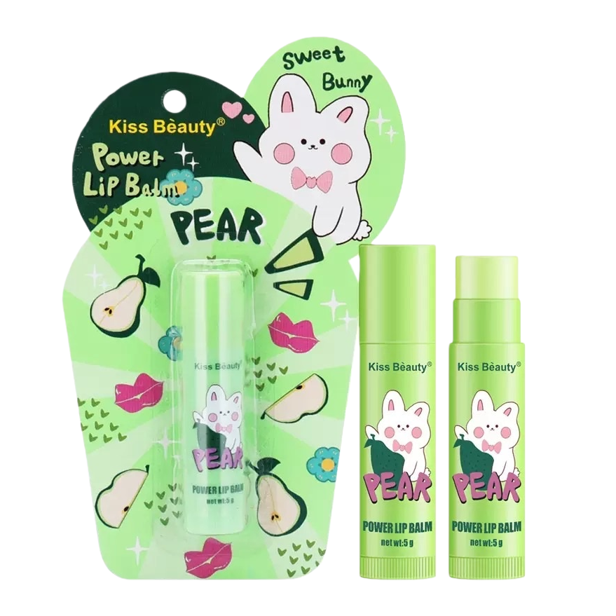 唇膏+Kiss Beauty Power Lip Balm白底实物图