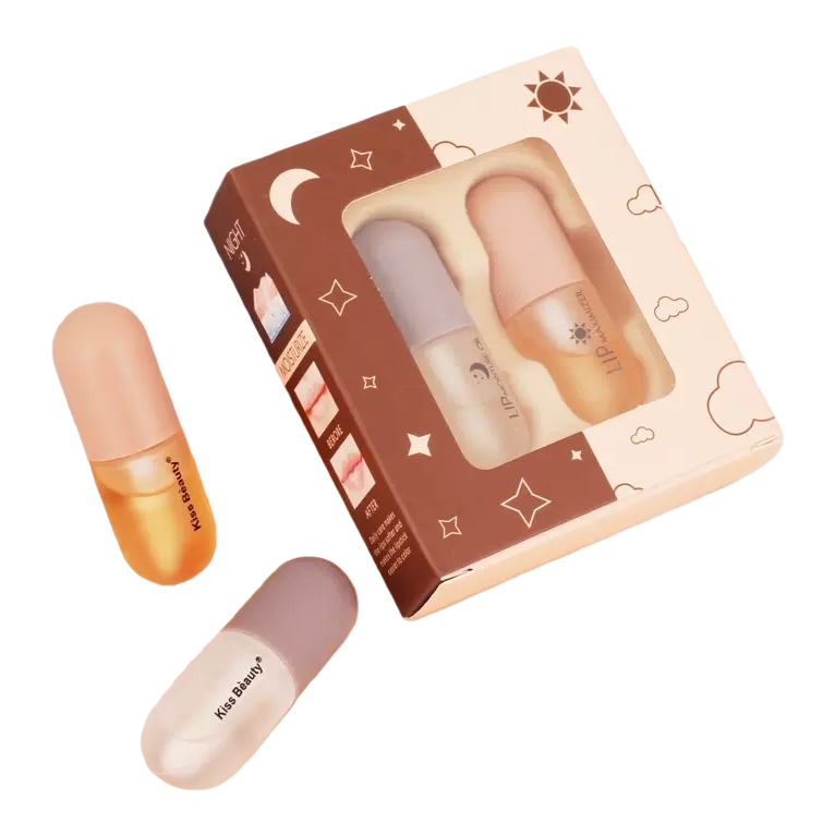 美容护肤产品+Kiss Beauty唇部护理套装白底实物图