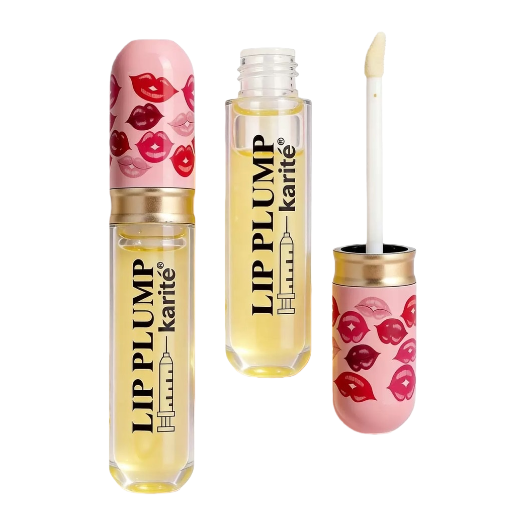 唇部护理产品+karité LIP PLUMP唇部精华液白底实物图