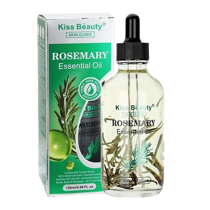 玫瑰mary精油+Kiss Beauty品牌玫瑰mary精油产品及使用前后对比图白底实物图
