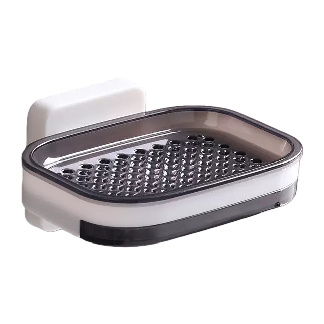 Suction cup type soap box for bathroom products, water-draining and anti-slip soap storage box Item Picture
