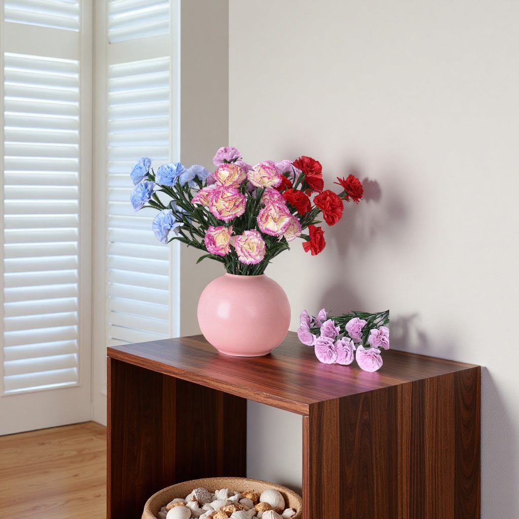 New carnation bouquets with exquisite packaging, Mother's Day and birthday gifts, flower delivery details Picture