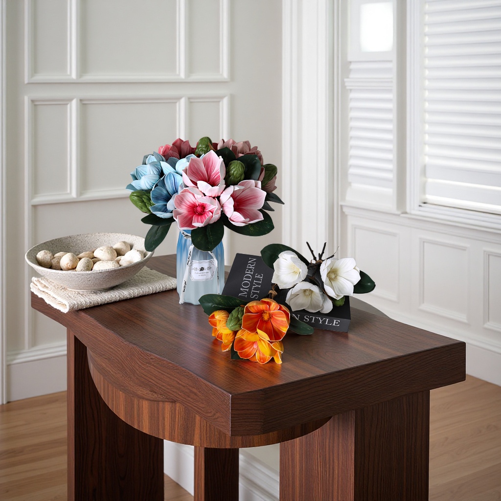 Simulación bouquet de flores sala de estar dormitorio decoraciones piezas inmortalidad arreglos florales combinaciones Specification image