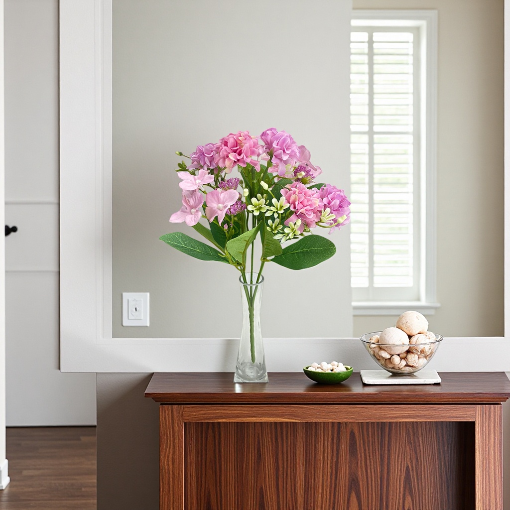 Pink flower bouquets, fresh flowers, hand-held bouquets, romantic wedding birthday gifts