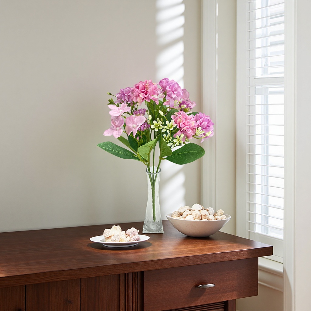 Pink flower bouquets, fresh flowers, hand-held bouquets, romantic wedding birthday gifts Application Scenario