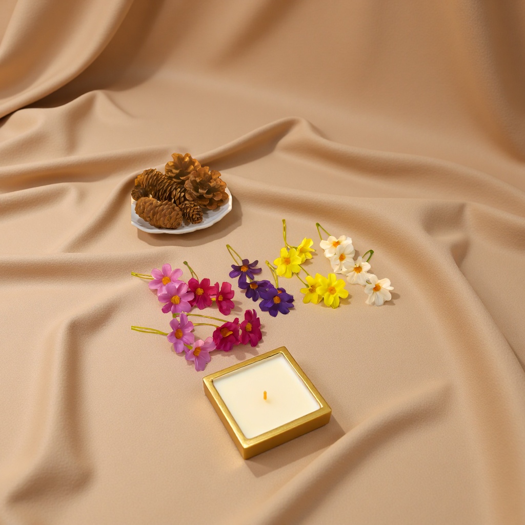 Colorful artificial flower simulation decorative bouquets and home ornaments details Picture