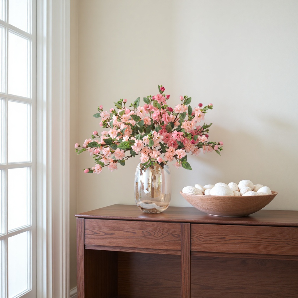 Pink cherry blossom bouquet Korean-style romantic spring flower hand-held bouquet gift box for your girlfriend Application Scenario