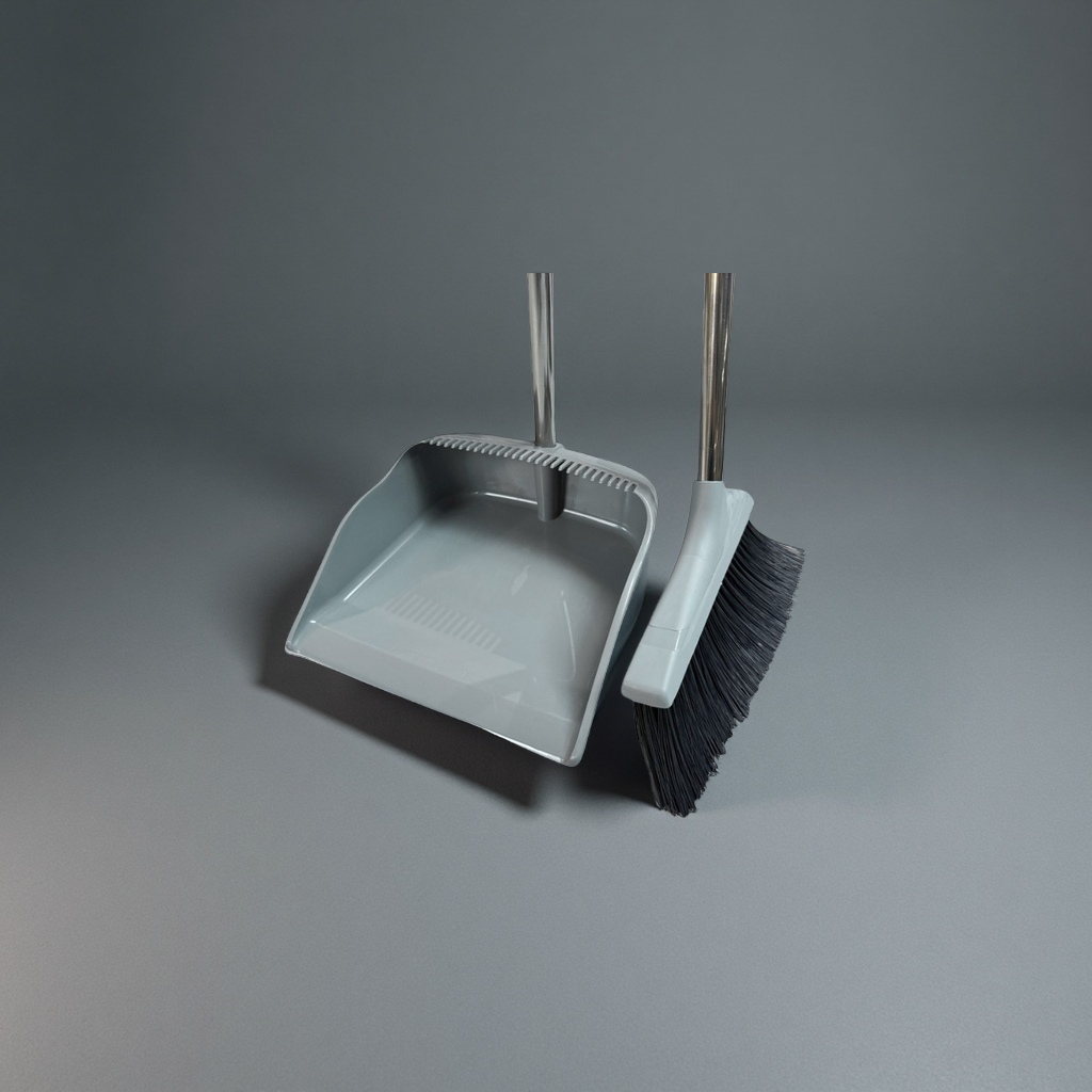 Household cleaning tool set, broom and dustpan combination, durable and anti-slip, suitable for both kitchen and living room Application Scenario