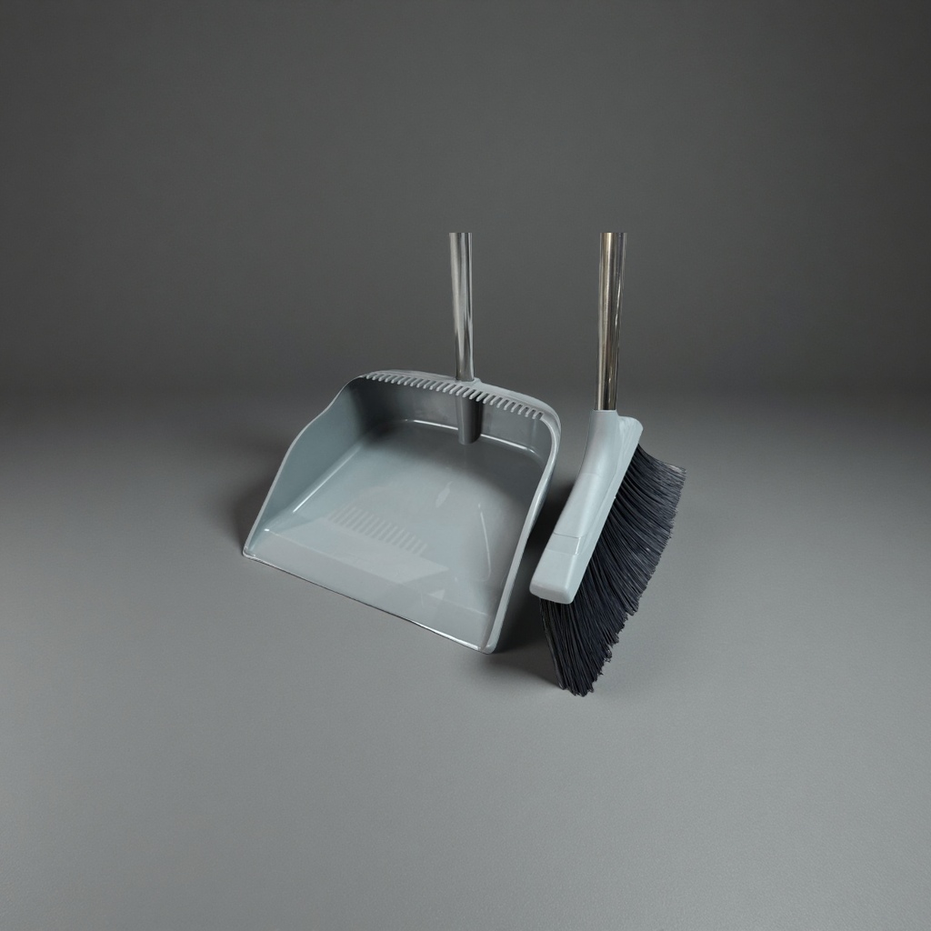Household cleaning tool set, broom and dustpan combination, durable and anti-slip, suitable for both kitchen and living room