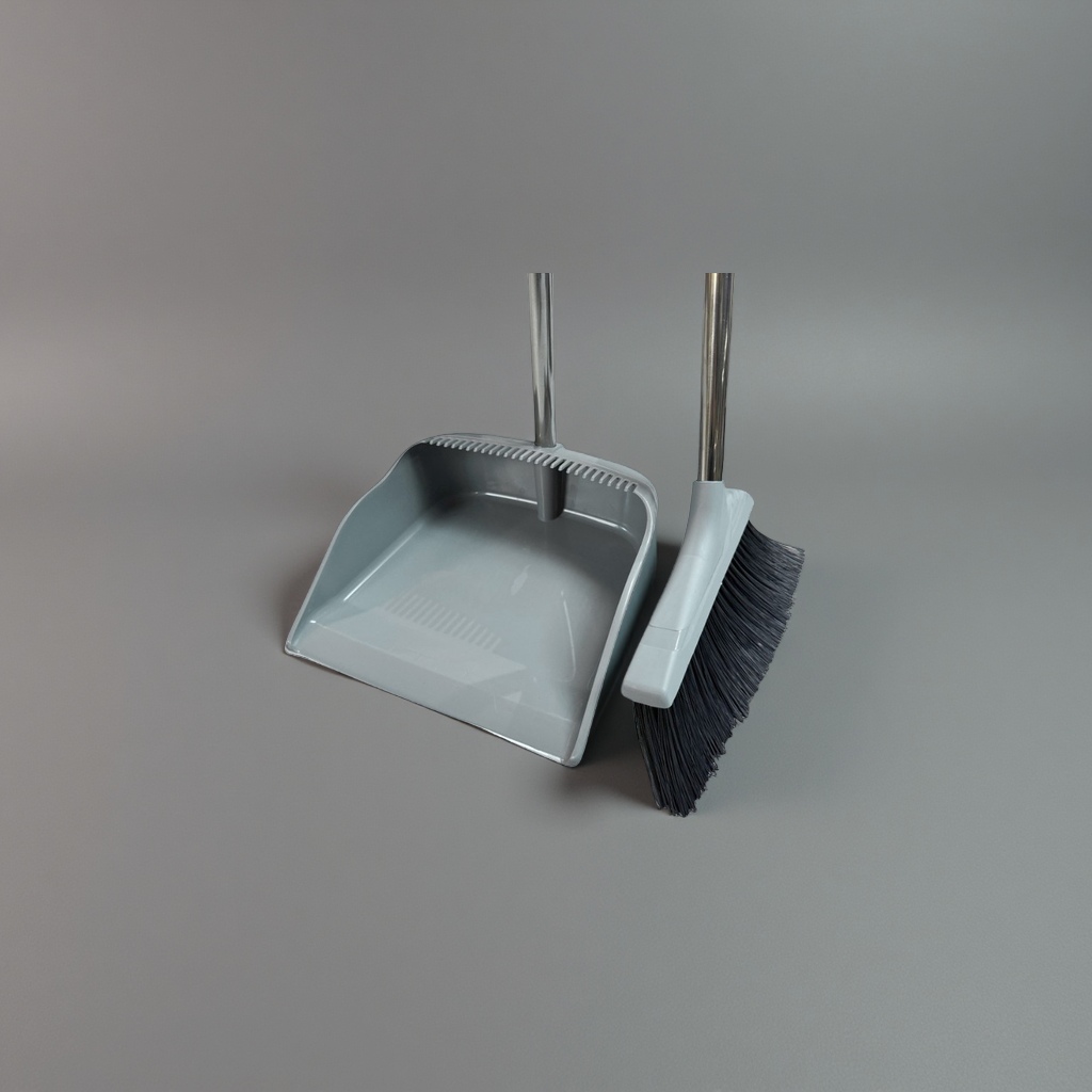 Household cleaning tool set, broom and dustpan combination, durable and anti-slip, suitable for both kitchen and living room details Picture