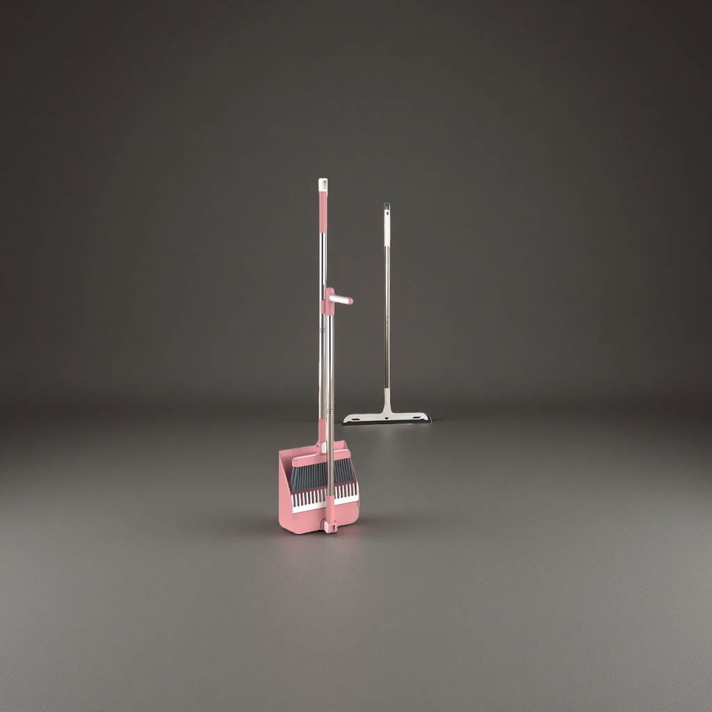 Household cleaning tool broom and dustpan set, plastic durable combination Household cleaning tool broom and dustpan set, plastic durable combination