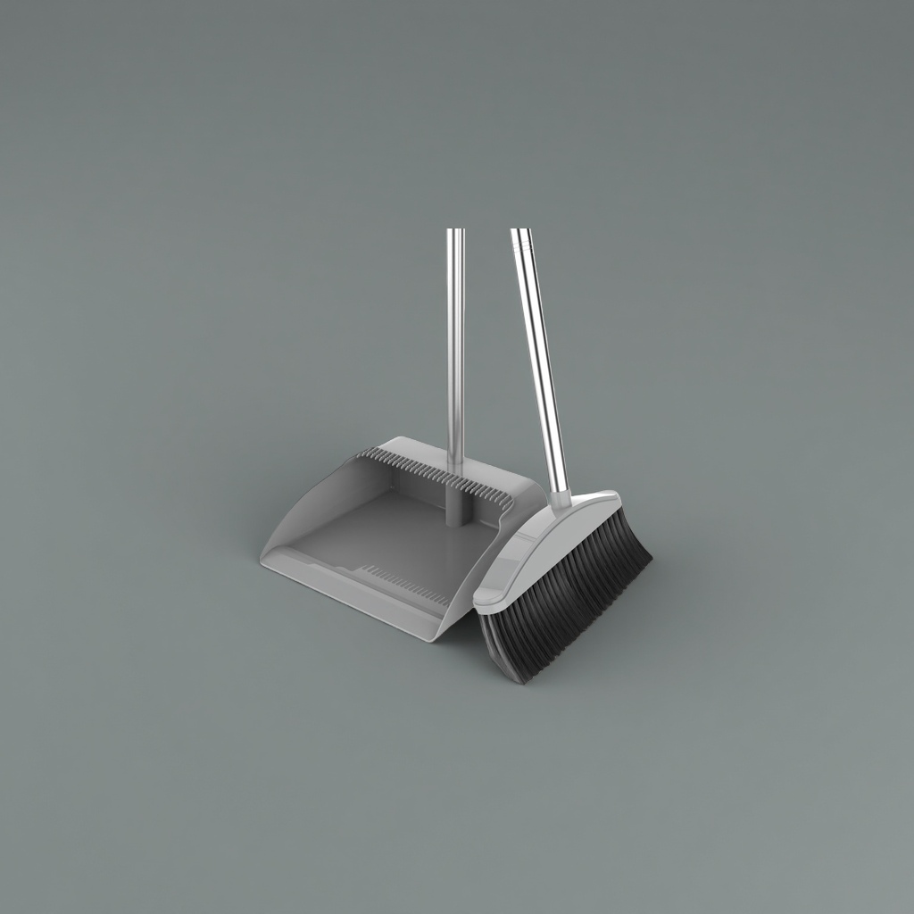 Household cleaning tool set, broom and dustpan combination, durable and anti-slip, suitable for kitchen and living room. 110016084 details Picture