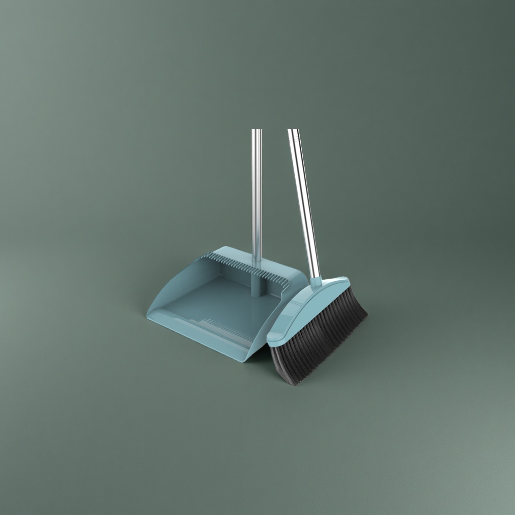 Household cleaning tool set: Broom and dustpan combination, durable and anti-slip, suitable for kitchen and living room. 110031116 details Picture