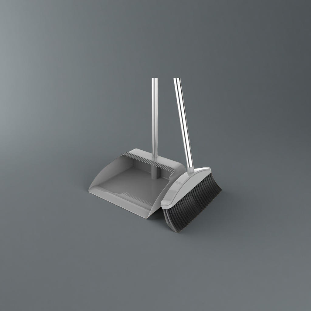 Household cleaning tool set: Broom and dustpan combination, durable and anti-slip, suitable for kitchen and living room. 110121146 details Picture