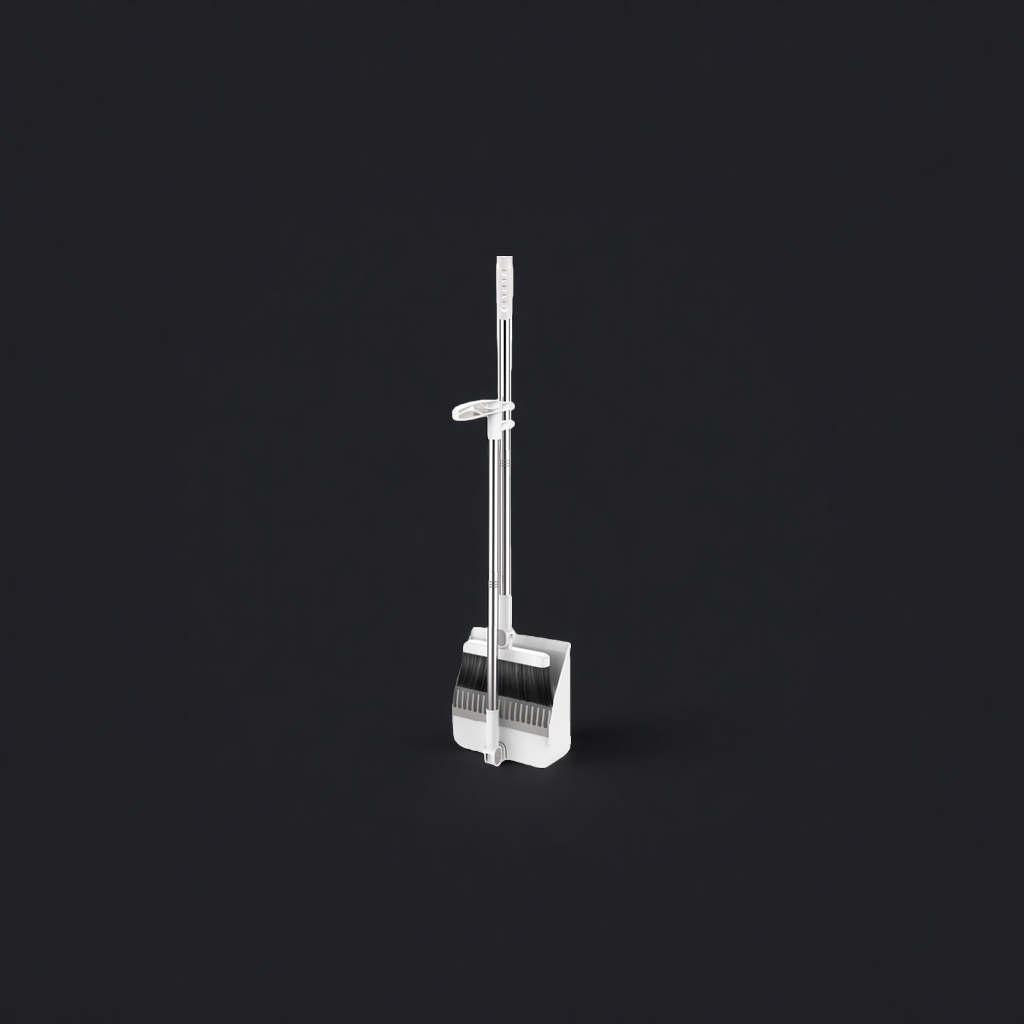 Household broom and dustpan set, sweeping tool cleaning set with long handle, durable plastic Application Scenario