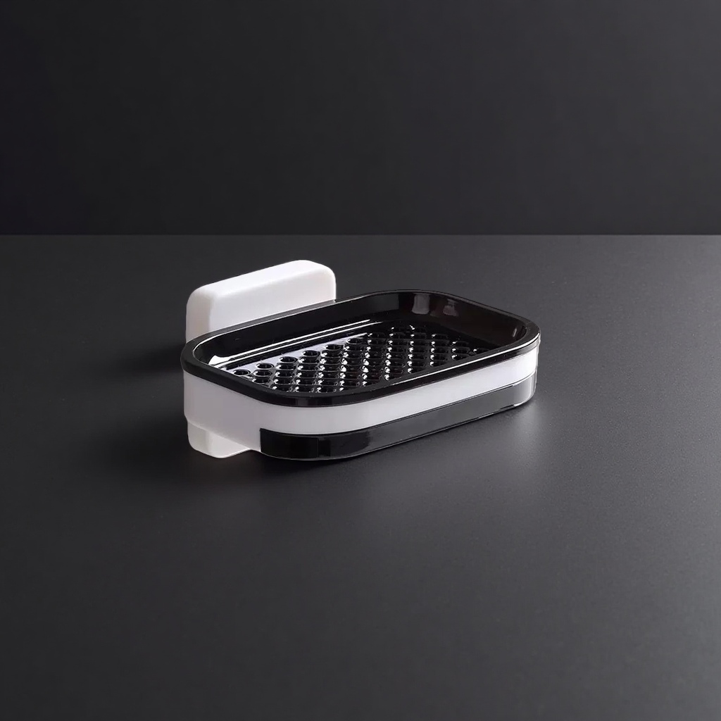 Multi-layer stainless steel bathroom storage rack without drilling details Picture