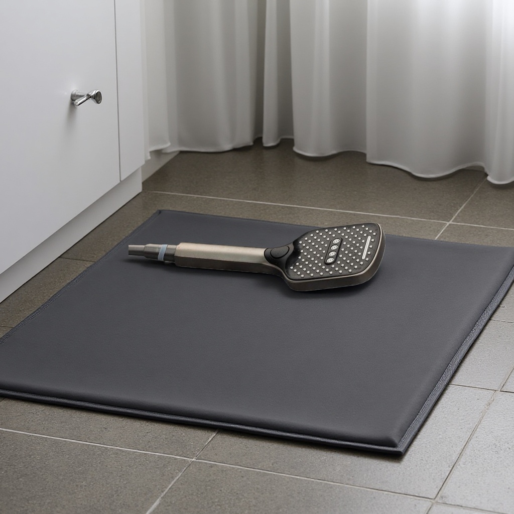 Thickened anti-slip bathroom mat, water-absorbing and quick-drying PVC material bathroom floor mat Specification image