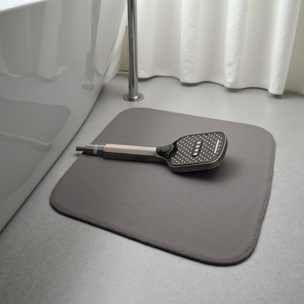 Thickened anti-slip bathroom mat, water-absorbing and quick-drying PVC material bathroom floor mat Application Scenario