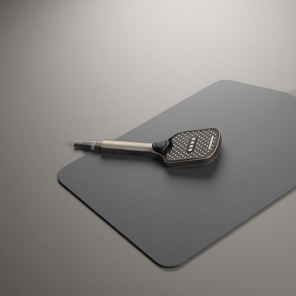 Thickened water-absorbing and quick-drying PVC anti-slip mat for bathroom, household bathroom floor mat details Picture