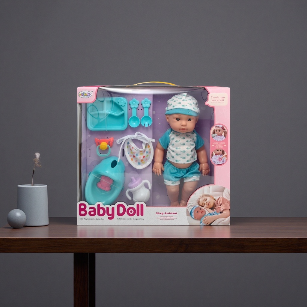BabyDoll baby toy dolls with soft rubber simulation can be dressed up as cute and fun girl gifts Application Scenario