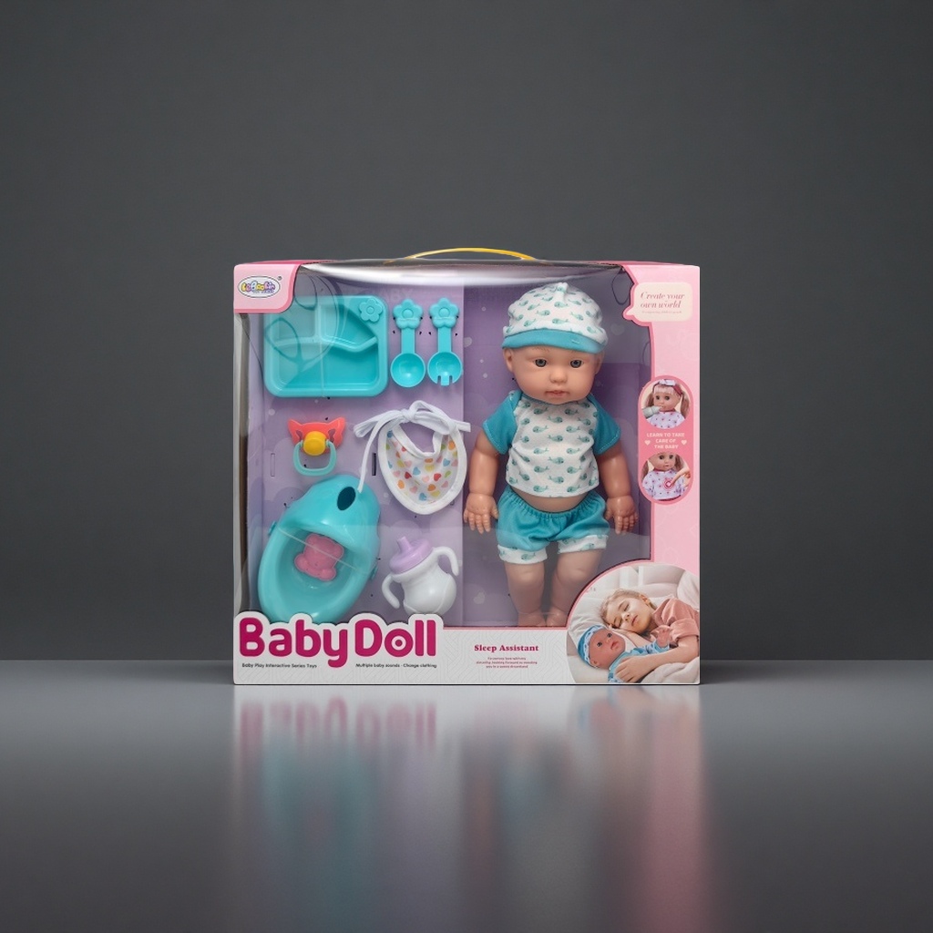 BabyDoll baby toy dolls with soft rubber simulation can be dressed up as cute and fun girl gifts details Picture