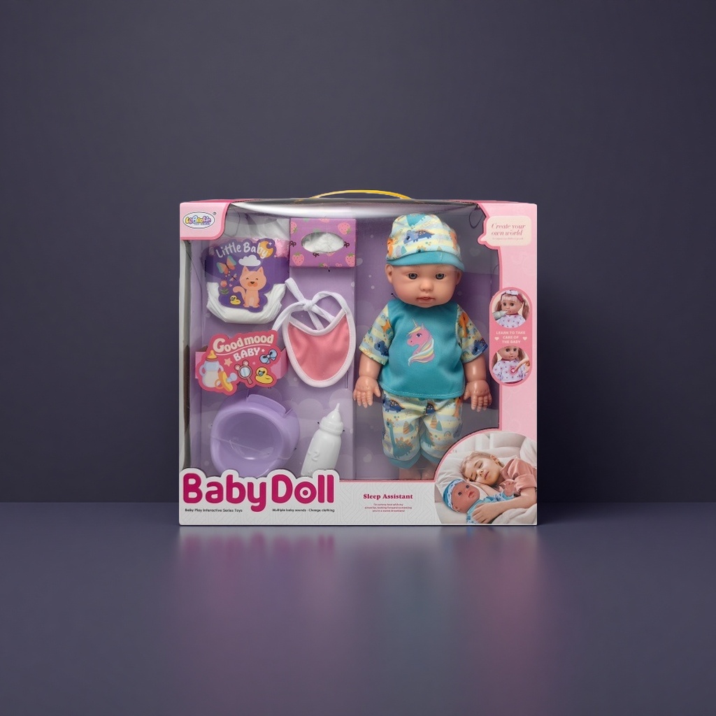 BabyDoll baby toy doll simulation soft rubber interchangeable cute girl gift doll set Application Scenario