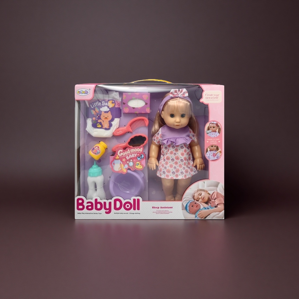 Cute plush fabric toys for girls, educational and soothing dolls for children Application Scenario