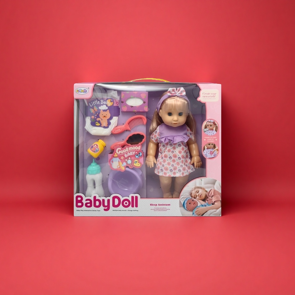 Cute plush fabric toys for girls, educational and soothing dolls for children Specification image