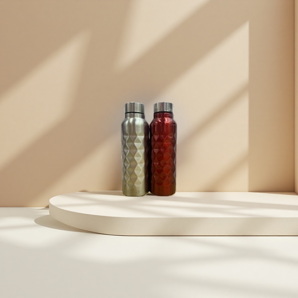 Metal insulated water bottle for heat and cold preservation, large-capacity portable sports water bottle. 131230811